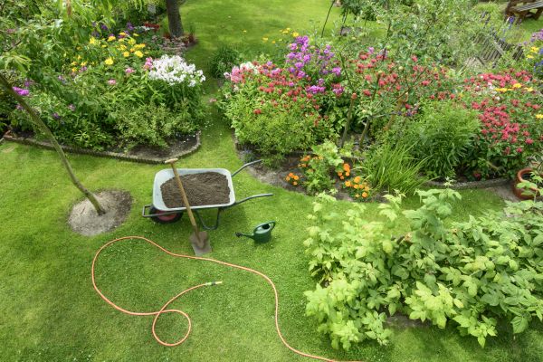 Flower Bed Construction in Santa Maria