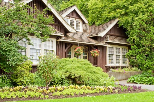 Log Home Landscaping in Santa Maria